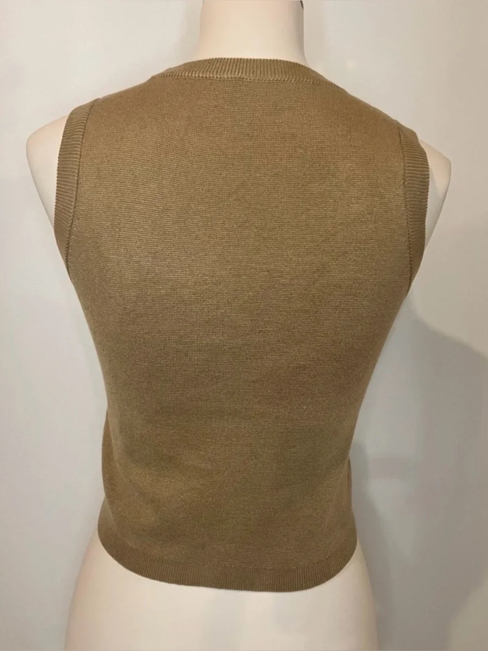 J.Crew Sweater shell in TENCEL™ lyocell blend in camel